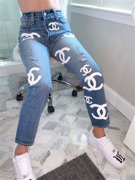 chanel denim jeans|chanel jeans design.